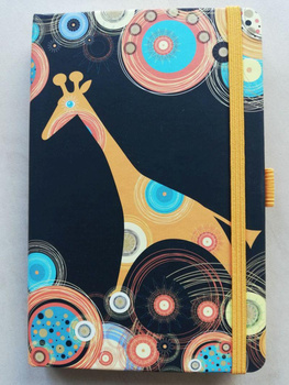 Notes A6/kratka Ivory ANIMAL GRAPHIC