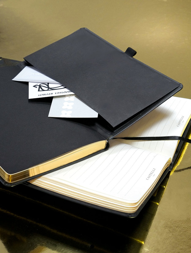 notes A5/linia MIDNIGHT FLORAL gerbera