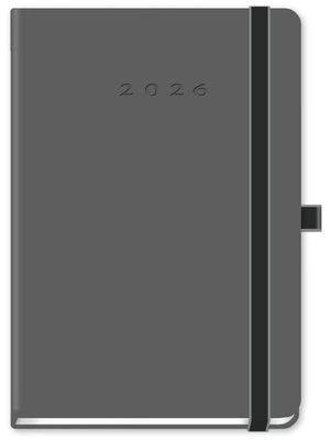 kalendarz tygodniowy B5 TUCSON Lanybook szary-black