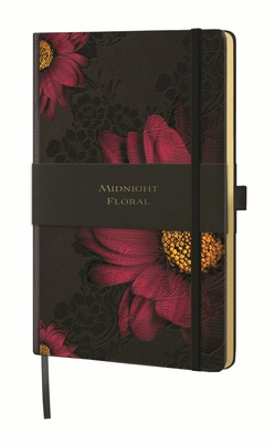 notes A5/linia MIDNIGHT FLORAL gerbera