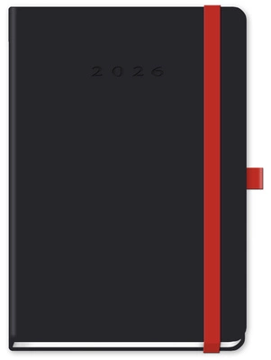 kalendarz tygodniowy B5 TUCSON Lanybook czarny red