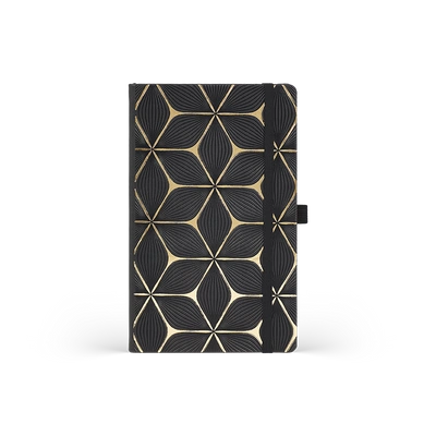 Kalendarz A5 tygodniowy z notatnikiem FLOWER Gold Castelli       