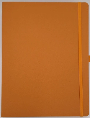 notes B5/kratka ROYAL Appeel pomarańczowy    