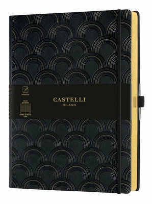 notes B5/linie ART DECO Gold