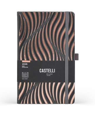 Kalendarz A5 dzienny SAND Rose Castelli