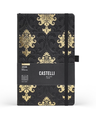 Kalendarz A5 dzienny BAROQUE Gold Castelli      